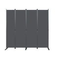 Grand Paravent Gris Foncé — 4 Panneaux 180×180 cm | Salon & Open Space