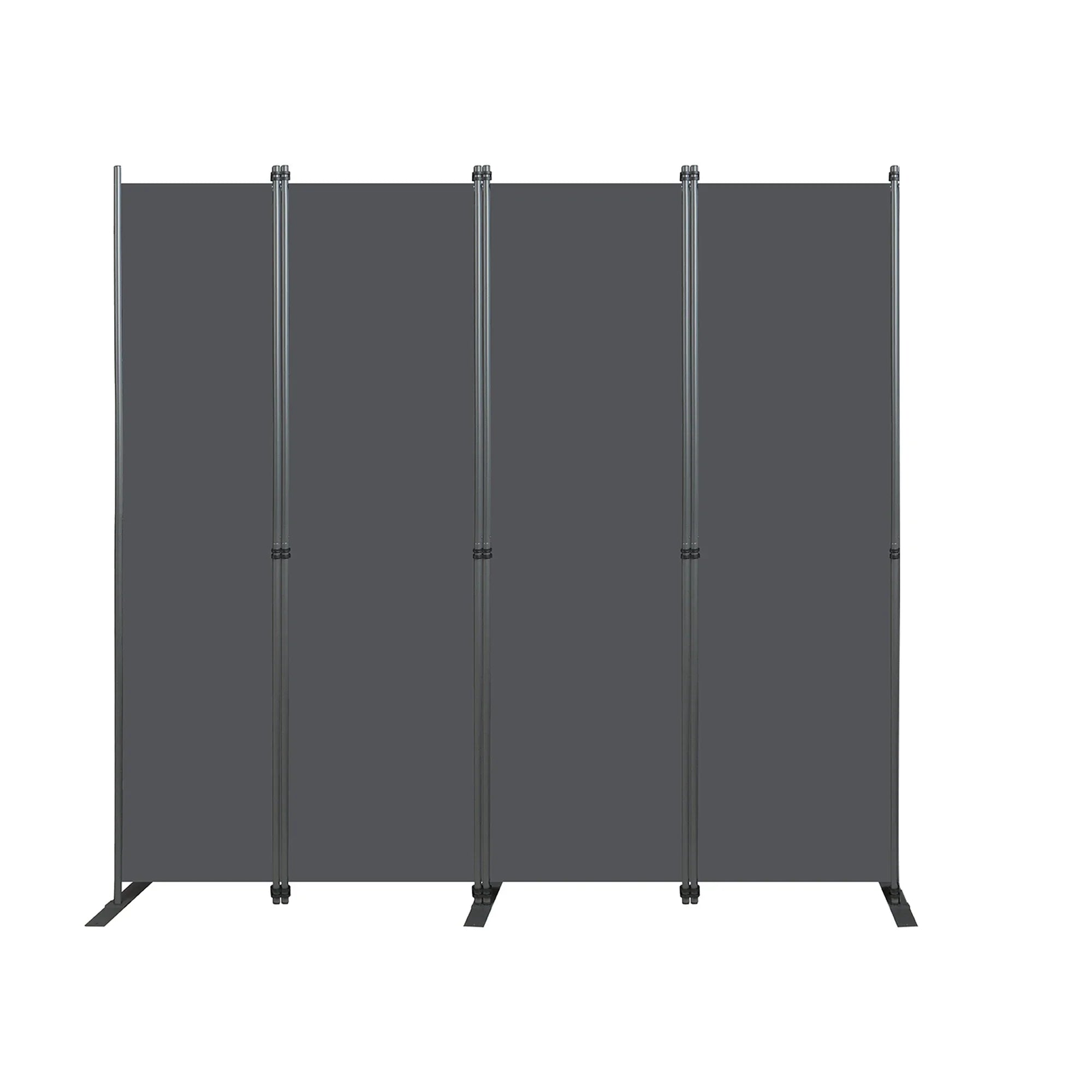 Grand Paravent Gris Foncé — 4 Panneaux 180×180 cm | Salon & Open Space
