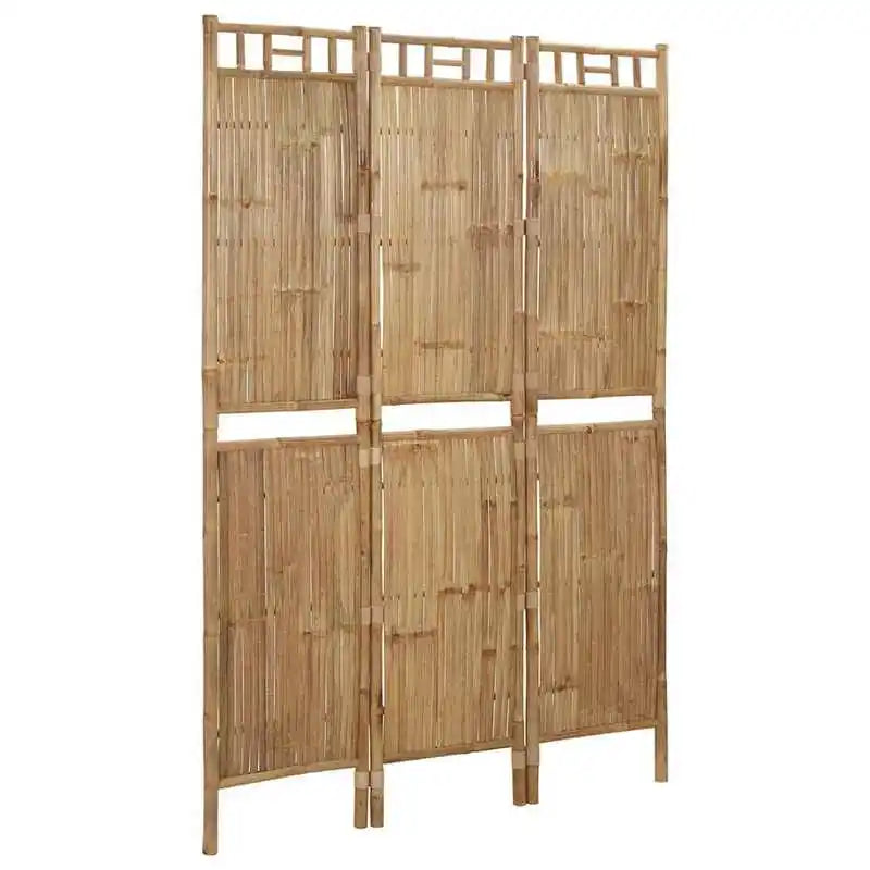 Paravent 3 Panneaux Bambou — Design Tropical & Look Naturel