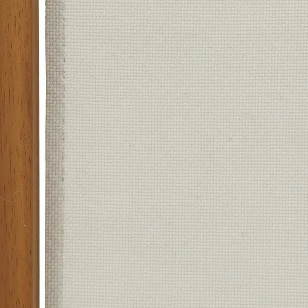 Paravent 4 Panneaux Tissu Gris Clair — Grand Format 280 × 180 cm