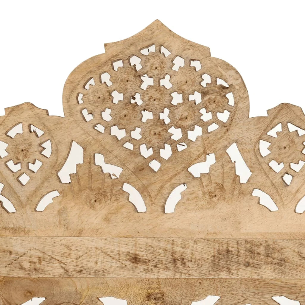 Paravent 5 Panneaux Bois de Manguier 200 × 165 cm — Cloison Exotique & Durable