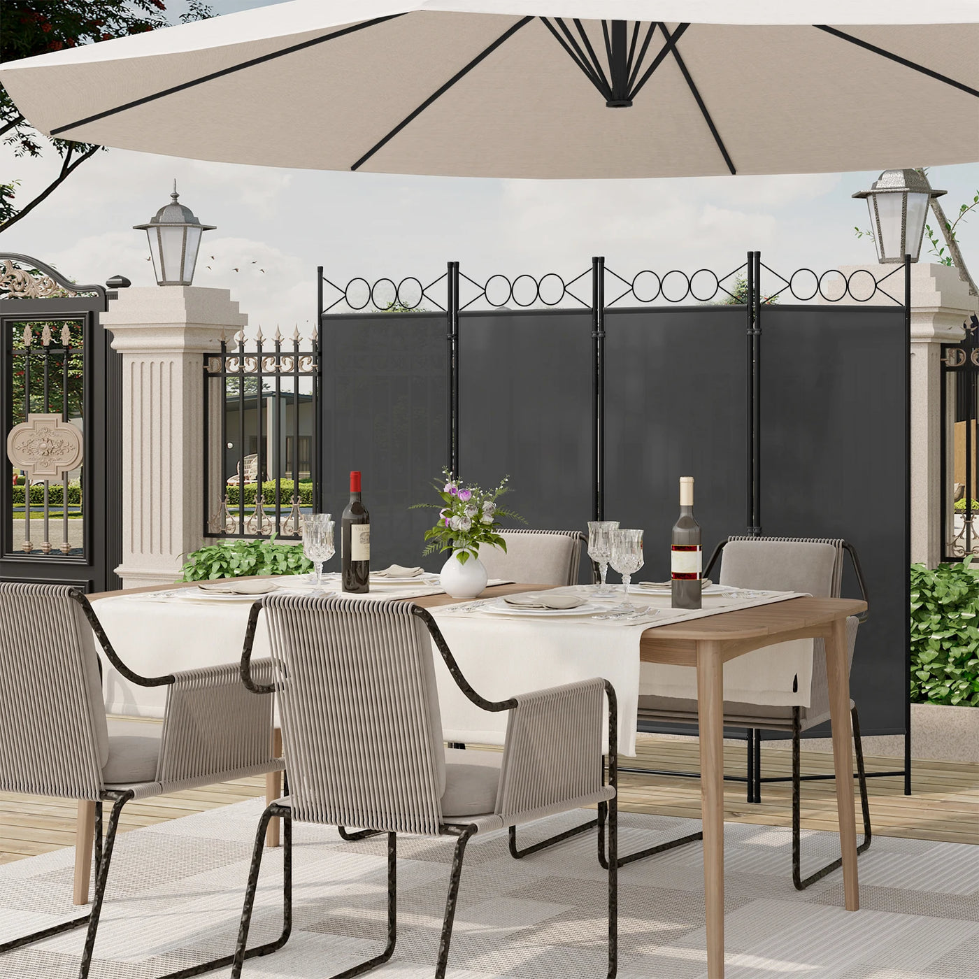 Paravent 3 ou 4 Panneaux — Cloison Polyvalente Intérieur & Extérieur