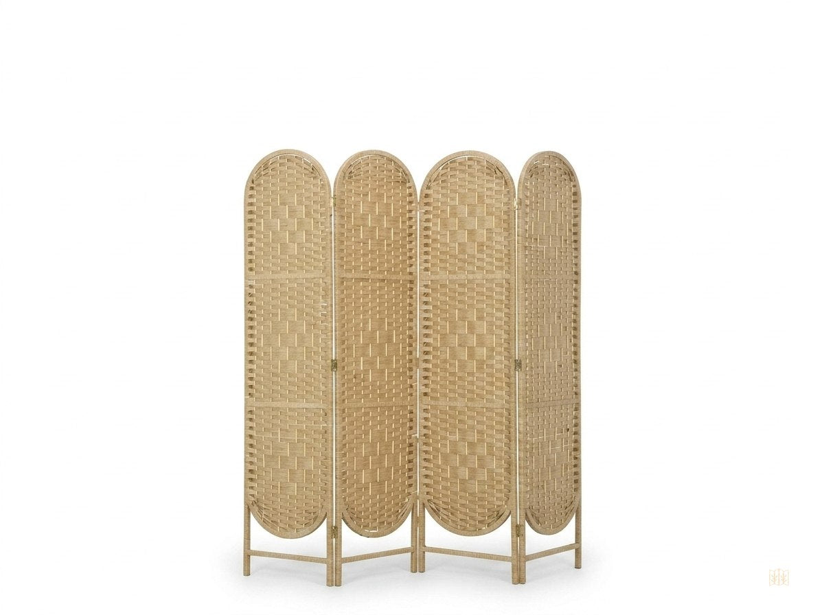 paravent boheme arche tissage main - fondsblanc