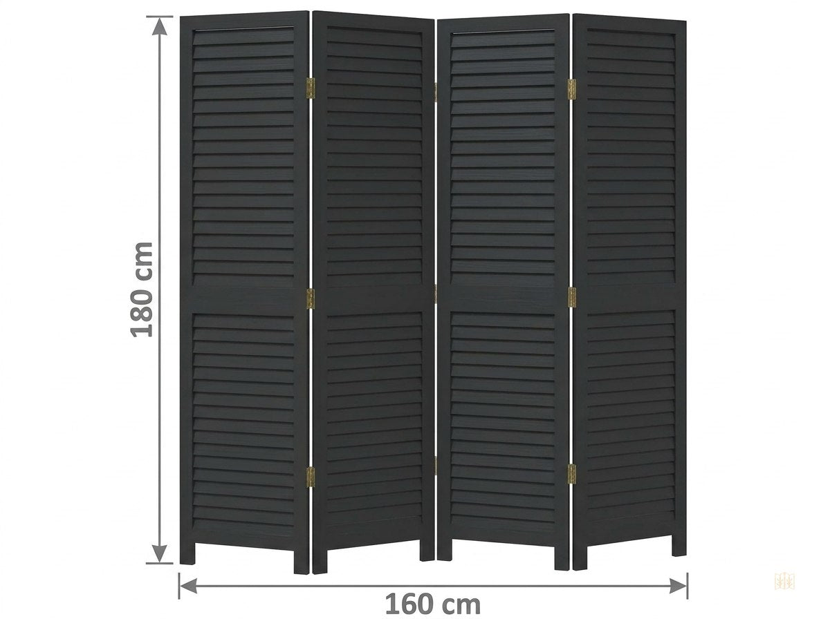 paravent bois paulownia 4 5 6 panneaux choix - dimensions