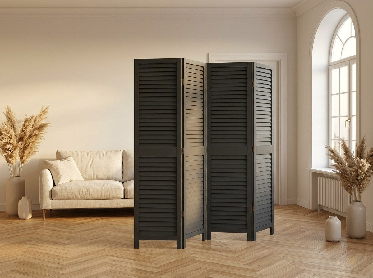 paravent bois paulownia 4 5 6 panneaux choix - lifestyle
